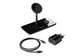 Puhelin - Adapterit & Laturit - Intenso 3-in-1 Magnetic Wireless Charger MB13 black - 7410810