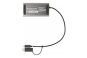 Näyttökaapeli - StarTech.com USB-C to Dual-HDMI Adapter USB-C or A to 2x HDMI 4K 60Hz 100W PD Pass-Through 1ft (30cm) Built-in Cable External Video Graphics Adapter - 109B-USBC-HDMI