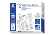 Kirjoitus- ja piirustustarvikkeet - Staedtler Mech.pen.lead Mars micro0.7 2B 12 x 12 pcs - 250 07-2B