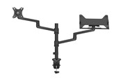 Seinäkiinnitys, AV-kiinnikkeet & AV-kalusteet - Neomounts DS20-425BL2 mounting kit - full-motion adjustable arm - for LCD display / notebook - black - Max - recommended for 17"-27" (LCD display) / 11.6"-17.3" (notebook) - DS20-425BL2