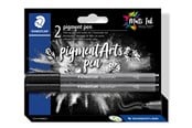 Kirjoitus- ja piirustustarvikkeet - Staedtler Pigment pen blister card 2 pcs "intense black" - 376-99 BK2