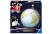 Palapelit - Ravensburger Globe With Light 540p 3D Palapeli - 10311549