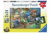 Palapelit - Ravensburger Fairy Tales 2x24p Lattia - 10105719