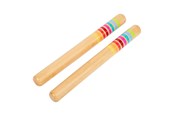 Musiikki - Small Foot - Wooden Colored Drumsticks - 11496