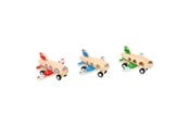 Puulelut - Small Foot - Wooden Pull-back Plane per piece - 10688
