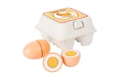 Roolileikit - Small Foot - Wooden Play Food Eggs 9dlg. - 10591