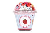 Luovat leikit - Small Foot - Wooden Beads Jewelry Making Cupcake - 11248