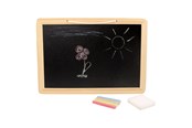 Luovat leikit - Small Foot - Wooden Chalkboard with Colored Crayon - 3497