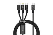 USB kaapelit - Baseus Rapid 3-in-1 USB cable - CAMLT-SC01