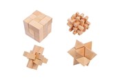 Lautapelit - Small Foot - Wooden Brain Puzzles Set of 4 - 2934