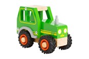 Leluautot - Small Foot - Wooden Tractor Green - 11078