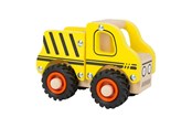 Leluautot - Small Foot - Wooden Work Vehicle Construction Site - 11096