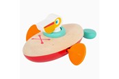 Leluautot - Small Foot - Bath Toys Wooden Canoe Pelican Wind U - 11654