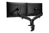 Näytön kiinnitys - Neomounts DS70-810BL2 mounting kit - full-motion adjustable dual arm - for 2 LCD displays - black - DS70-810BL2
