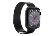 Kaapelihyllyt, Kaapelisukat & Kaapelisiteet - Puro MILANESE Replacement band for Apple Watch - PUMILAW44BLK