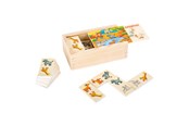 Lautapelit - Small Foot - Wooden Domino Game Safari - 10963