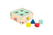 Vauva- ja taaperolelut - Small Foot - Wooden Shape Sorter with Blocks Natur - 10944