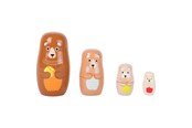 Puulelut - Small Foot - Wooden Matryoshka Doll Bear Family - 10621