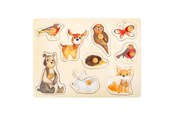 Palapelit - Small Foot - Wooden Stud Puzzle Forest Animals 9p Puu - 11499
