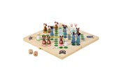 Lautapelit - Small Foot - Wooden Ludo Game Farm Animals - 6257
