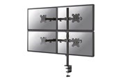 Näytön kiinnitys - Neomounts FPMA-D550D4 mounting kit - full-motion - for 4 flat panels - black - FPMA-D550D4BLACK