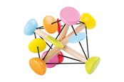 Vauva- ja taaperolelut - Small Foot - Wooden Bars with Elastic Motor Skills - 4775