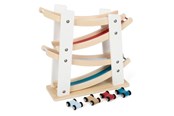 Vauva- ja taaperolelut - Small Foot - Wooden Autobahn with 4 Cars - 11873