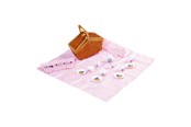 Roolileikit - Small Foot Wooden Picnic Basket with Tableware Romantic 30 pcs. - 5300