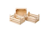 Roolileikit - Small Foot - Wooden Crates Large 18x12x9.5cm Set of 3 - 1807