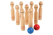 Ulkoleikit - Small Foot - Wooden Bowling Game 11 pcs. - 1052