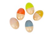 Musiikki - Small Foot - Wooden Music Eggs Groovy Beats 5pcs. - 12252