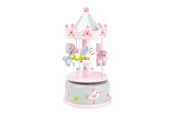 Luovat leikit - Small Foot - Wooden Music Box Rotating and Winding - 11230