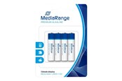 Akut ja Paristot - MediaRange Premium battery - 4 x AAA - Alkaline - MRBAT101