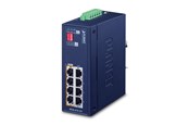 Kytkimet - PLANET IPOE-470-12V Industrial 4-port Gigabit 802.3bt PoE++ Injector Hub - IPOE-470-12V