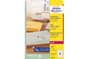 Paperit, valokuvapaperit ja tarrat - Avery Clear addressing labels - L7560-25