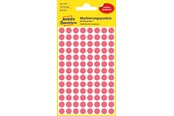Paperit, valokuvapaperit ja tarrat - Avery Colour coding dots permanent neon red - 3177