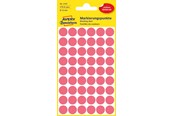 Paperit, valokuvapaperit ja tarrat - Avery Colour coding dots permanent neon red - 3147