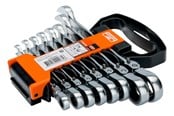Käsityökalut - BAHCO Ring Spanner Set flex head - 41RM/SH8