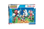 Palapelit - Clementoni Jigsaw Puzzle - Sonic 104st. Lattia - 27256