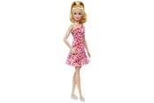 Nuket & tarvikkeet - Barbie Fashionista - Pinkki Kukkamekko - HJT02