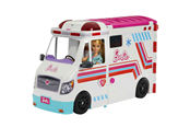 Nuket, pehmolelut ja oheistarvikkeet - Barbie Emergency Vehicle Transforming Ambulance and Care Clinic with 20+ Pieces - HKT79