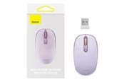 Hiiret - Baseus Wireless mouse F01B Tri-mode 2.4G BT 5.0 1600 DPI (purple) - 3 painiketta - Violetti - B01055503513-00