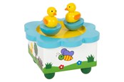 Puulelut - Small Foot - Wooden Music Box Duck - 7489