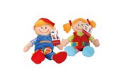 Pehmolelu - Small Foot - Rag dolls Chiara & Massimo - 5576