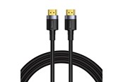 Näyttökaapeli - Baseus Cafule 4KHDMI Male To 4KHDMI Male Adapter Cable 3m Black - CADKLF-G01