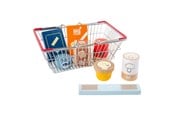 Roolileikit - Small Foot - Wooden Play Food in Shopping Basket - 11443