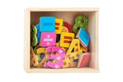 Luovat leikit - Small Foot - Wooden Magnetic Numbers Color. 37pcs. - 10731