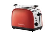 Leivänpaahdin - Russell Hobbs Leivänpaahdin Colours Plus 2S Toaster Red - 26554-56 - 26554-56