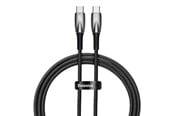 USB kaapelit - Baseus USB-C cable for USB-C  Glimmer Series 100W 1m (Black) - CADH000701