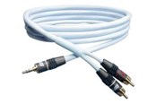 Audiokaapelit - Supra Biline MP-RCA Audiocable 3.5 mm jack - RCA Ice Blue 2 m - 1001900750